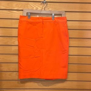 Hauber Orange Mini Skirt